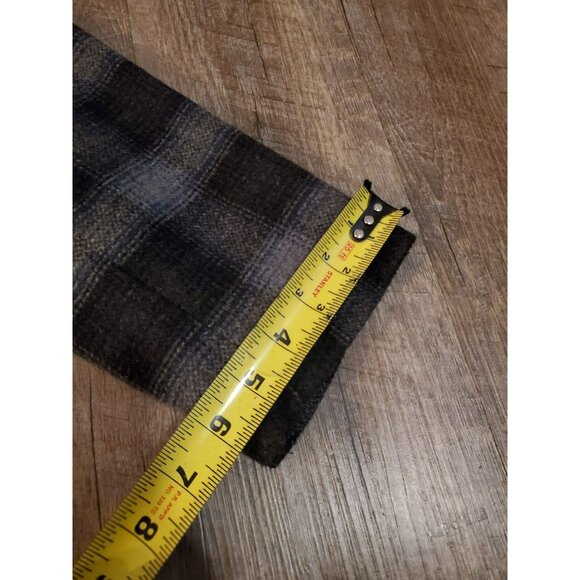 Pierre Dumas Boho Vintage Sz Small (8-10) Wool Jacket-Long Blazer blk, blue, gry - Picture 7 of 11